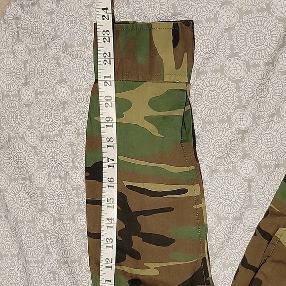 Denim & Supply Ralph Lauren Green Brown Camouflage Button-down Shirt Size Medium - Picture 9 of 9